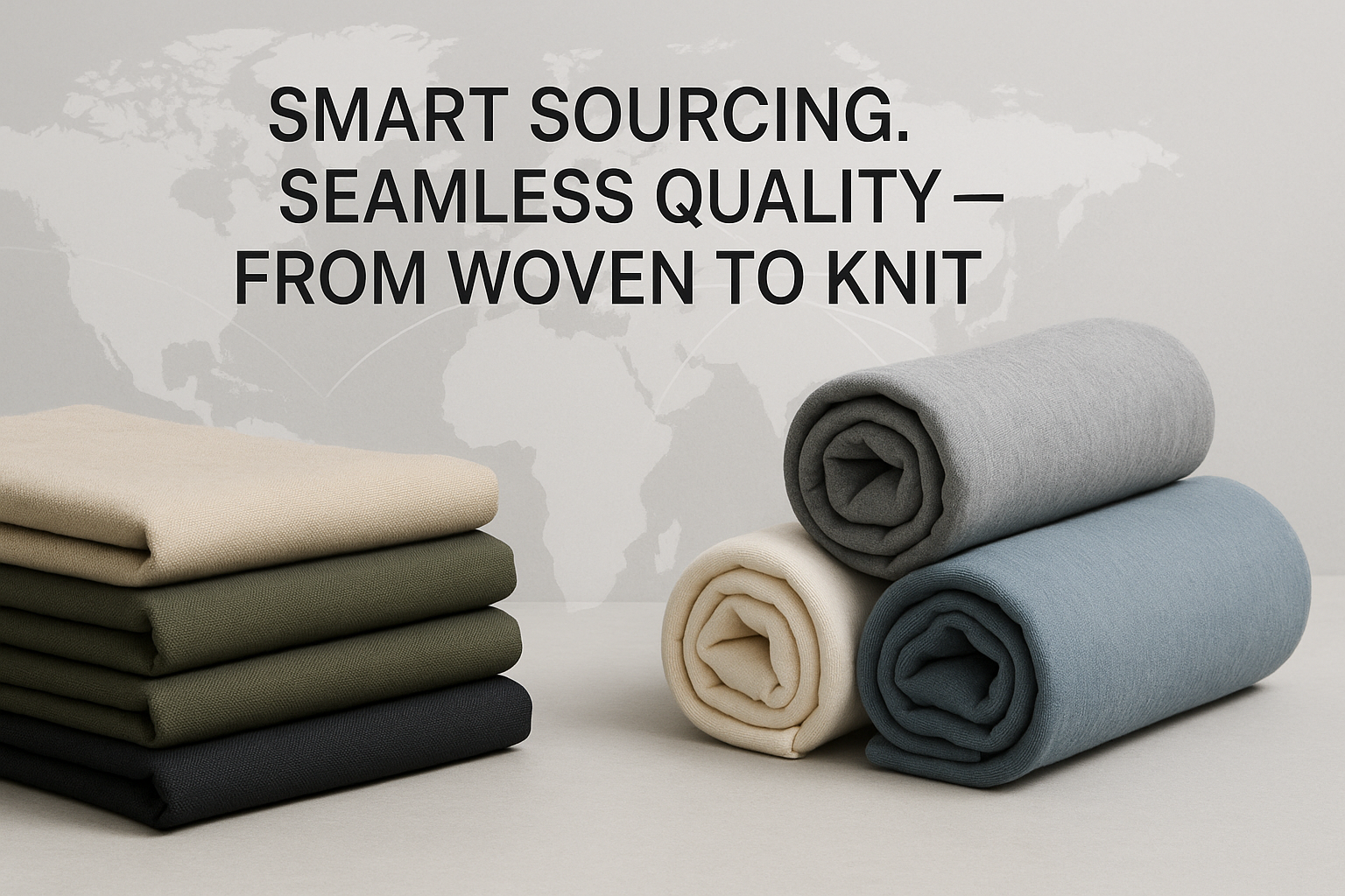 🌍 Smart Sourcing. Seamless Quality — From Woven to Knit.