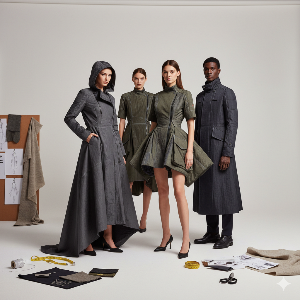 Made from 100% Recycled Nylon, engineered for high tear-strength